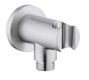 Presa D'acqua Tonda G1/2 con Supporto Doccia Fisso