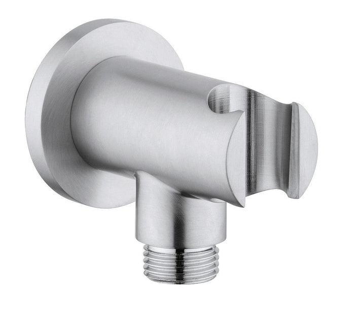 Presa D'acqua Tonda G1/2 con Supporto Doccia Fisso