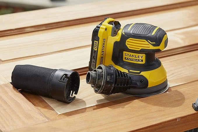 Stanley FatMax SFMCW220B – Levigatrice Rotorbitale 18 V V20,D 125 mm(solo corpo)