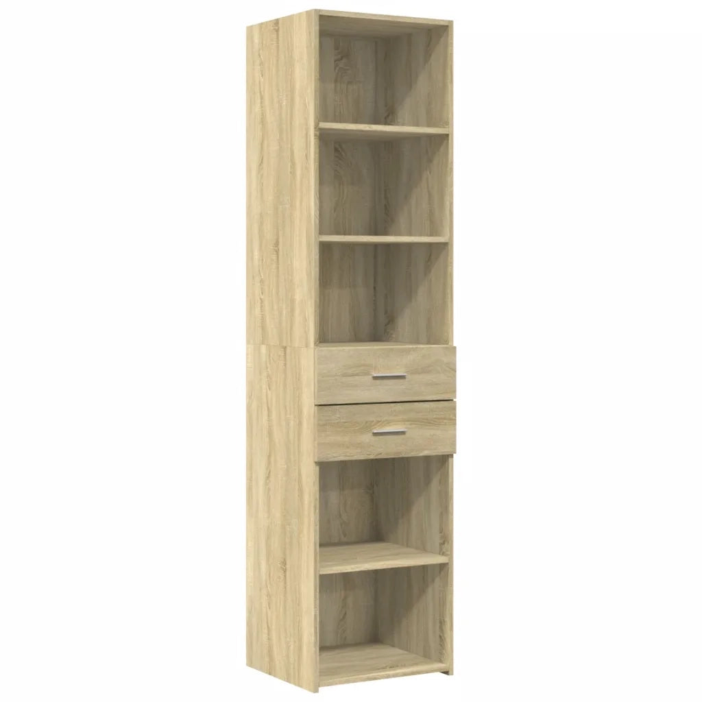 Credenza | Madia | Buffet da pranzo | Armadio da pranzo Rovere Sonoma 45x42,5x185 cm in Legno Multistrato