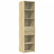 Credenza | Madia | Buffet da pranzo | Armadio da pranzo Rovere Sonoma 45x42,5x185 cm in Legno Multistrato