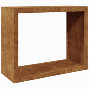Portalegna 100 x 40 x 80 cm Acciaio Corten Marrone 02_0043702