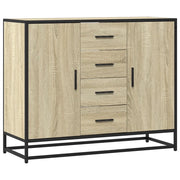 Credenza | Madia | Buffet da pranzo | Armadio da pranzo Rovere Sonoma 92x35x76 cm in Legno Multistrato