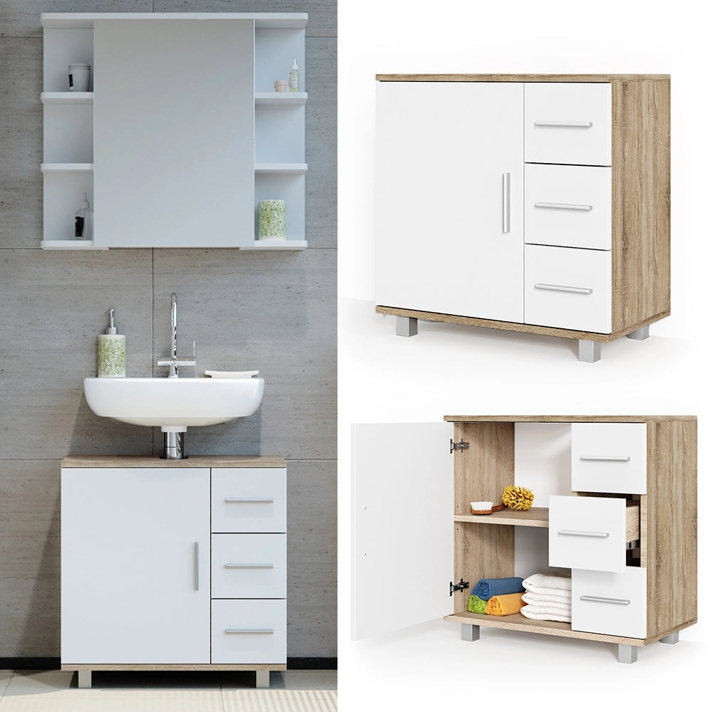 Vicco Mobile sottolavabo per bagno Sonoma 60 x 60 cm
