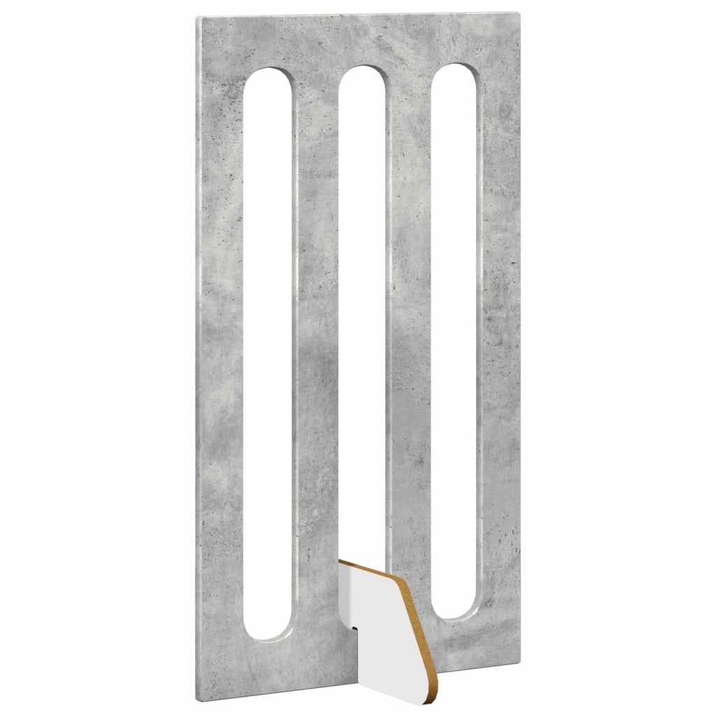 Recinto pieghevole per animali 4 pz Grigio Cemento 8005978