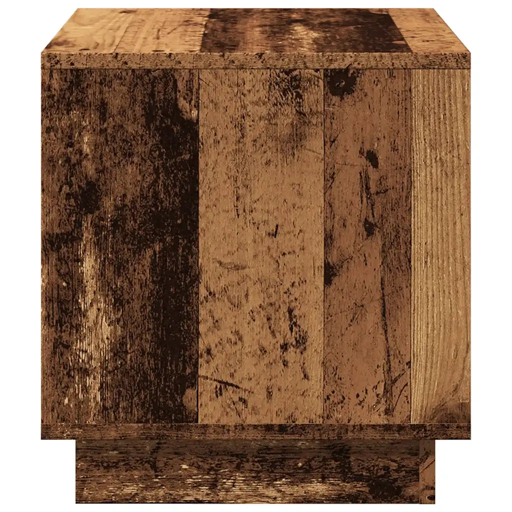 Tavolino da Salotto Legno Antico 40x40x43 cm Legno Multistrato
