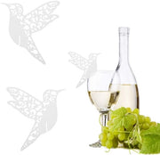 Tavoli di benvenuto 50 pezzi - Forma piccola uccello - Carte da tavolo per il nome - Decorazione per il vino - Eleganti cartoncini per il benvenuto