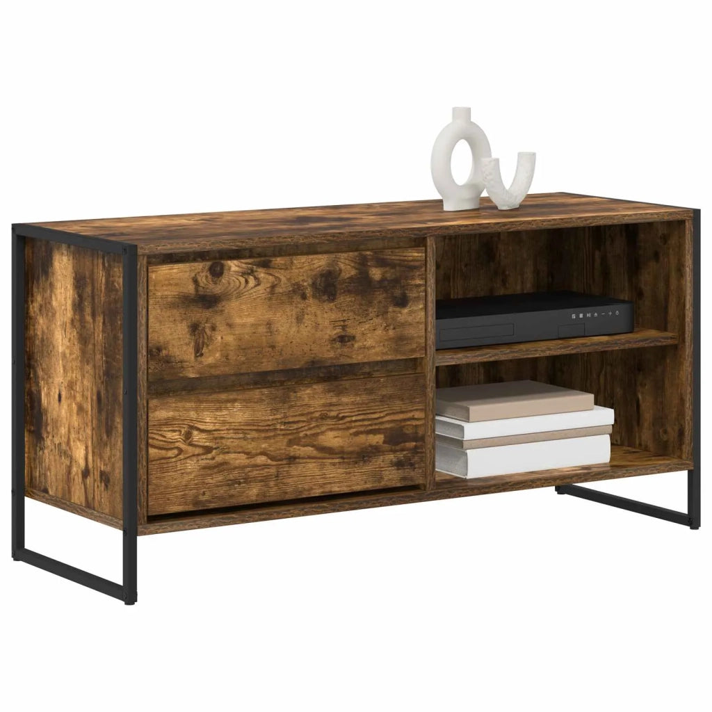 Mobile TV-Credenza per TV-Console TV Quercia Fumosa 100 x 36 x 49,5 cm Legno multistrato 928925