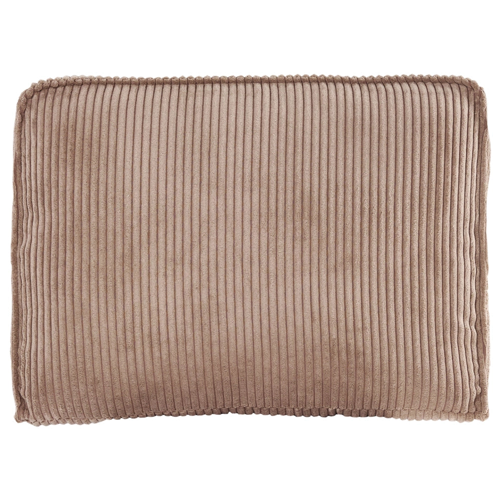 Poltrona in velluto a coste beige Soggiorno stile Moderno contemporaneo