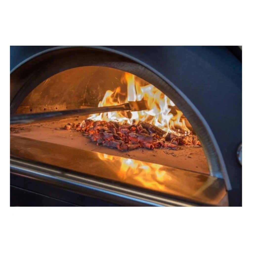 FORNO A LEGNA PULCINELLA 100X87XH200CM CON TETTO