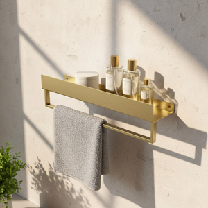 Mensola Da Bagno Sf01 45cm Gold Brush