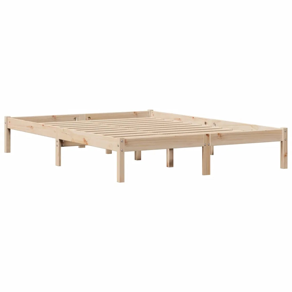 Letto senza Materasso 160x200 cm in Legno Massello di Pino