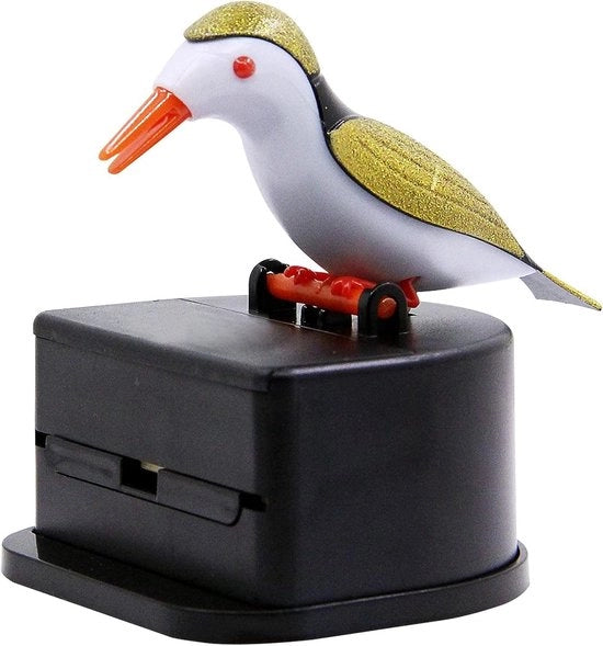 Dispensatore per Spazzola da Dentista - Ospite per Spazzola da Dentista - Ospite per Cocktail - con Funzione di Spazzola da Dentista Pop-up Automatica (Spazzole da Dentista Non Inclusi) - Per Uso da Tavolo - 7,6*7,1*8,9cm - Nero
