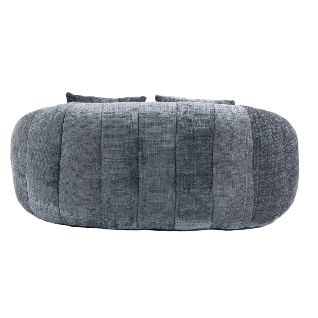 Divano Pouf Sacco Lounge ¨C MINIMAL ¨C Grigio Chenille, Adulti e Bambini