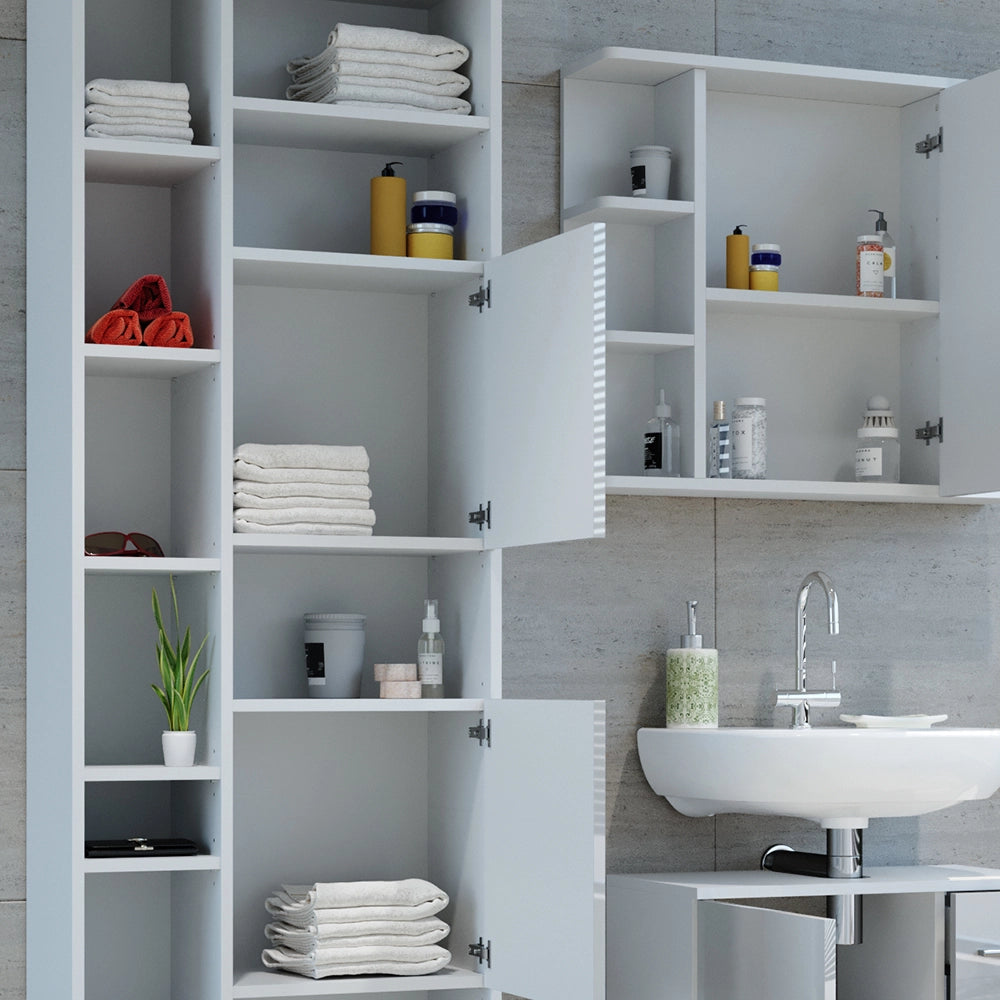 Mobile bagno alto Ilias Bianco lucido 60 x 190 cm Vicco