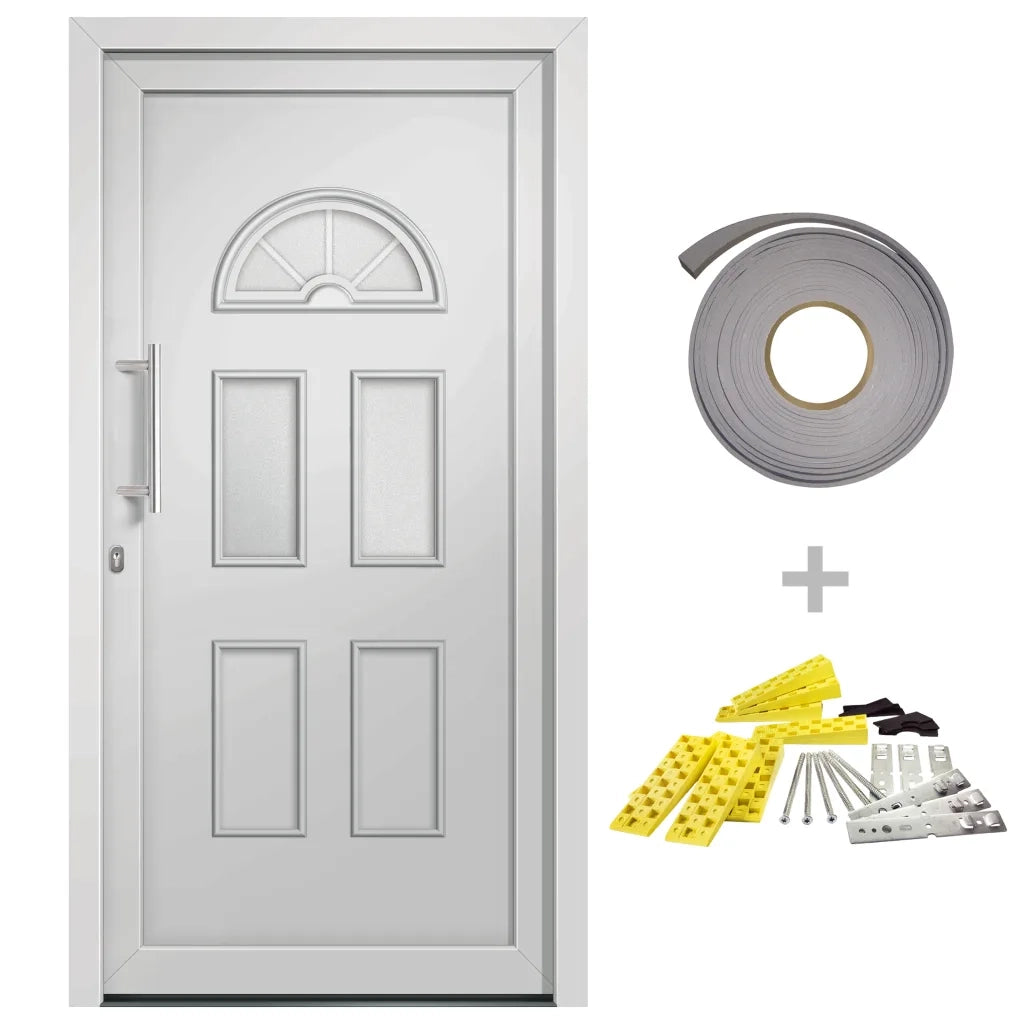 Porta di Ingresso Bianca 98x198 cm cod mxl 65125