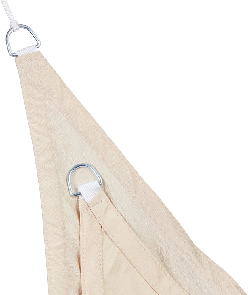 Vela ombreggiante triangolare 3 x 3 x 3 m beige 13_0002937