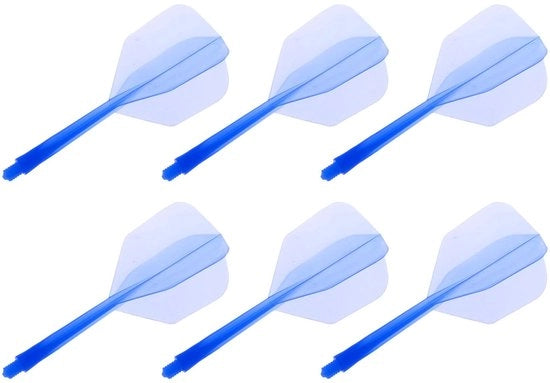 Accessori per dardi in plastica - 6 pezzi - Set di schegge e volate per dardi - Sostenibili e stabili
