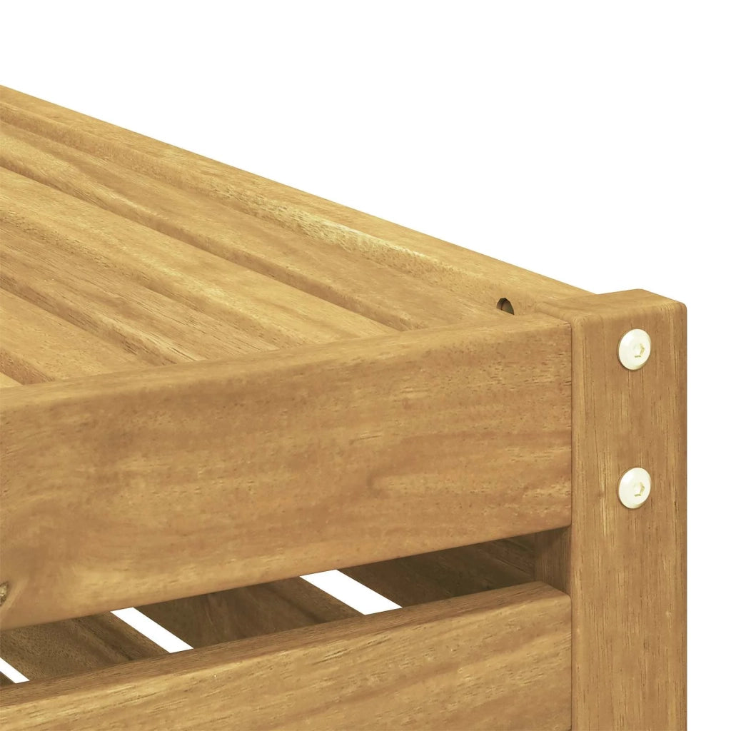 Divano da Esterno con cuscino-Divano da Giardino Bianco 115 x 83 x 73 cm 306551