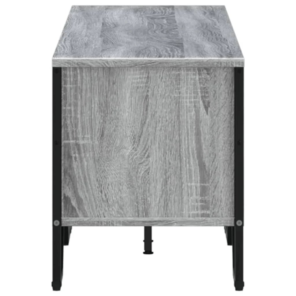 Mobile TV multimediale mensola TV credenza TV sala da pranzo soggiorno camera da letto Sonoma 180 x 34 x 41 cm legno ingegnerizzato grigio 02_0028429