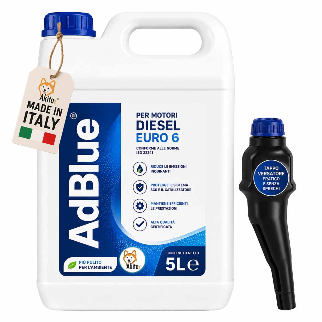 Akitaink AdBlue per Motori Diesel Euro6 con Tappo Versatore 5L