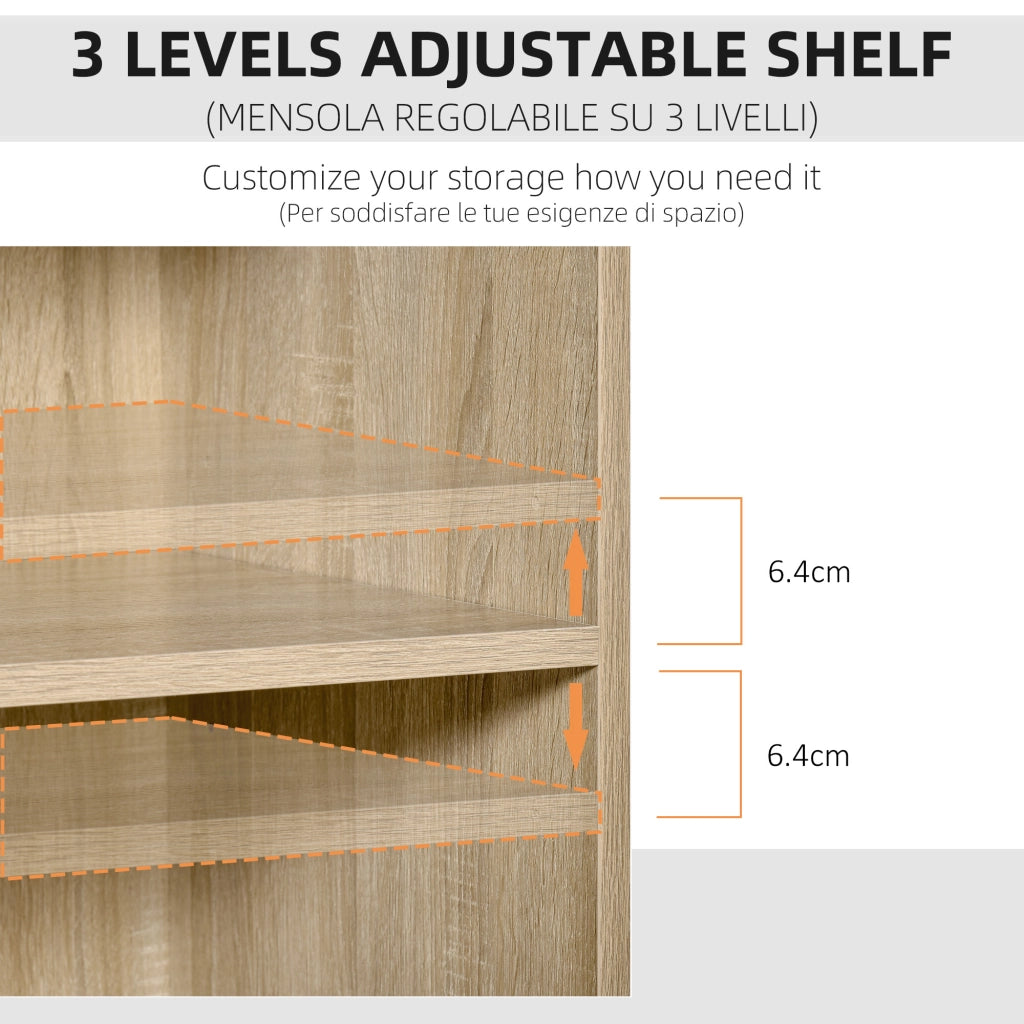 Mobile Porta Stampante. Mobile Ufficio. Mobiletto Basso. Mobile Multiuso con 4 Ruote. Rovere. 80x40x72cm