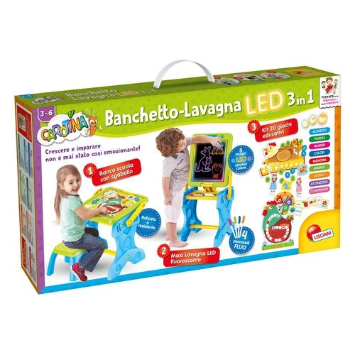 Gioco educativo lisciani 97142 carotina banchetto led 3 in 1