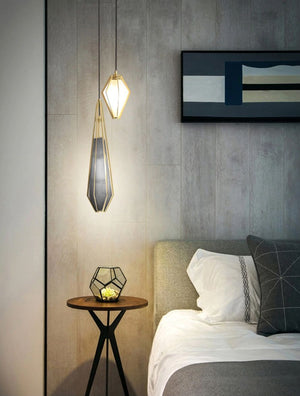 Lampada Da Soffitto Pensile Di Vetro Graffite APP456-1CP