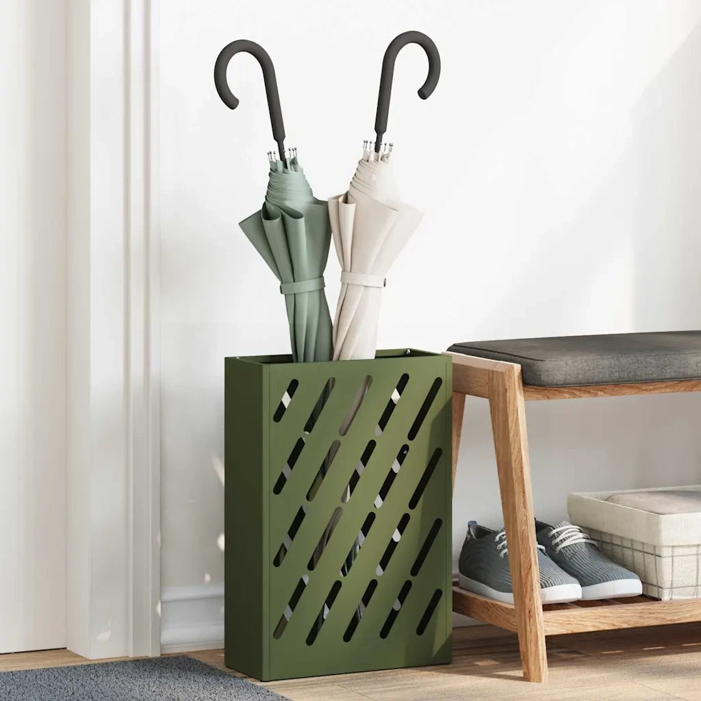 Supporto per Ombrellone Oliver verde 28 x 12 x 41 cm Acciaio CFW8076129