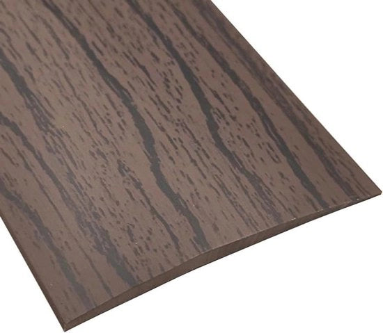 Striscia di transizione per pavimento 1 m x 5 cm autofissante - finitura di noce