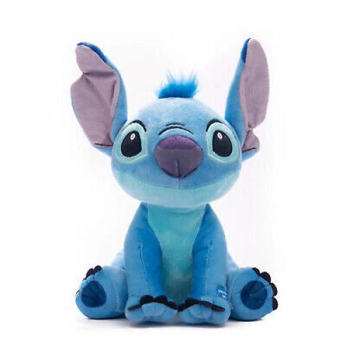 Disney Stitch-Peluche Stitch seduto consuono, 20 cm