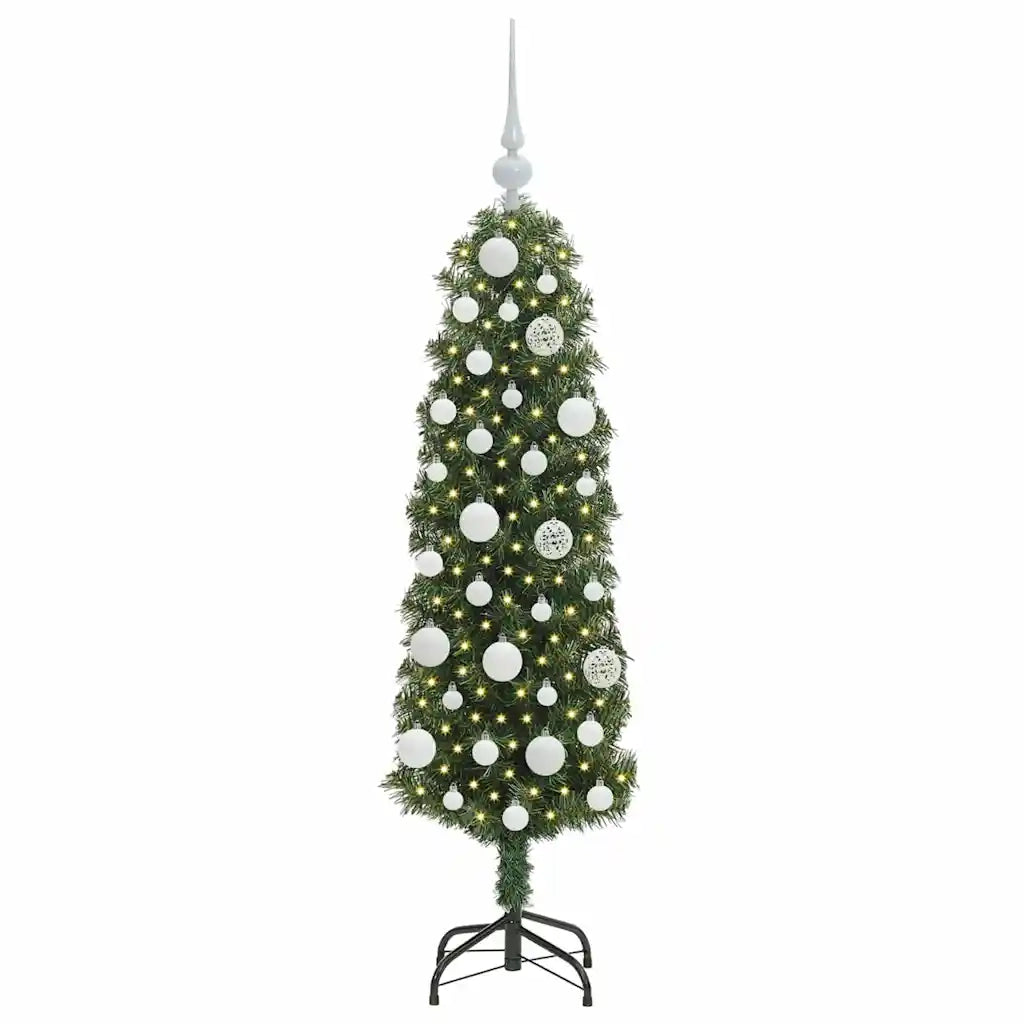 Albero di Natale artificiale con 150 LED Verde 120 cm