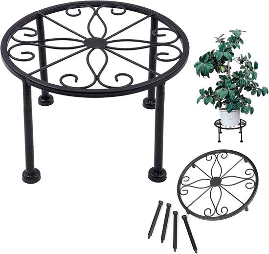 Sostegno Decorativo per Fioriera in Metallo con Design Elegante per Interno e Esterno