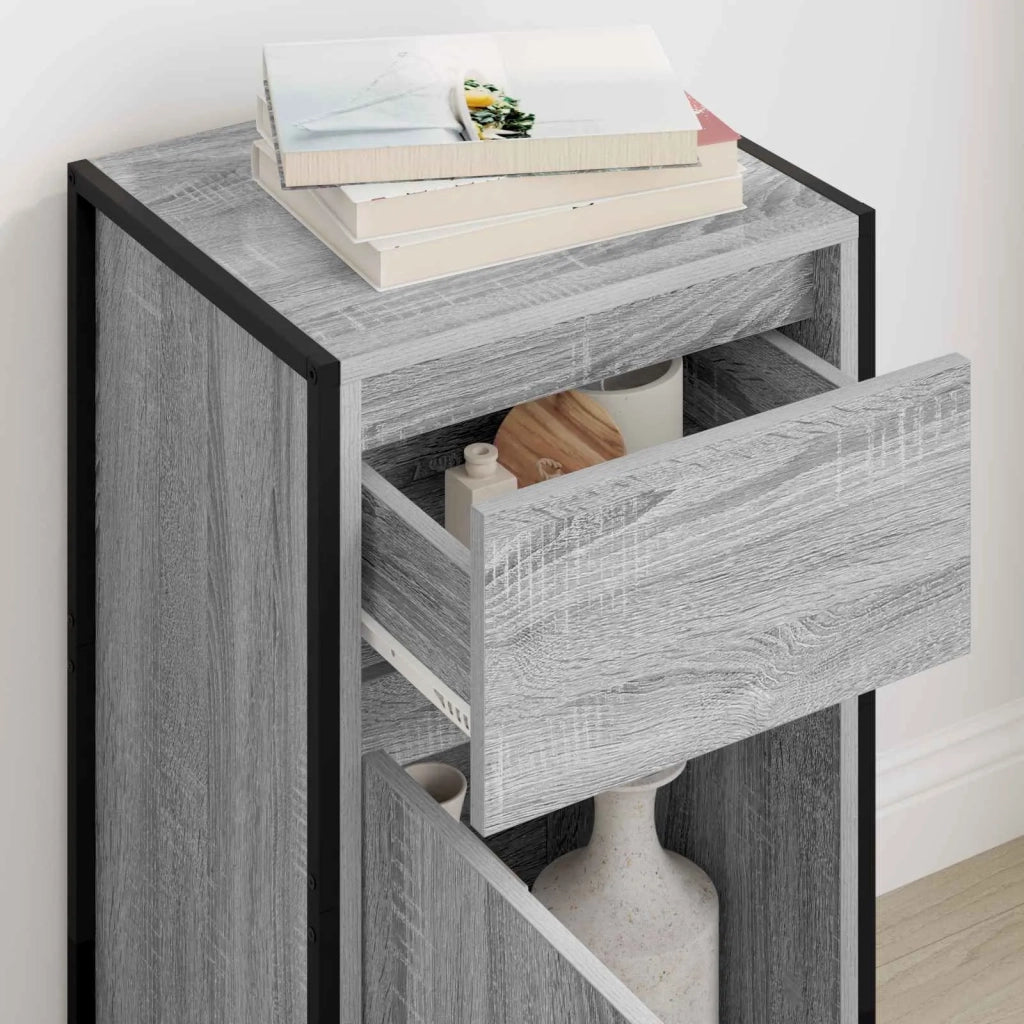 Credenza | Madia | Buffet da pranzo | Armadio da pranzo Grigio Sonoma 43 x 36 x 75,5 cm Legno multistrato