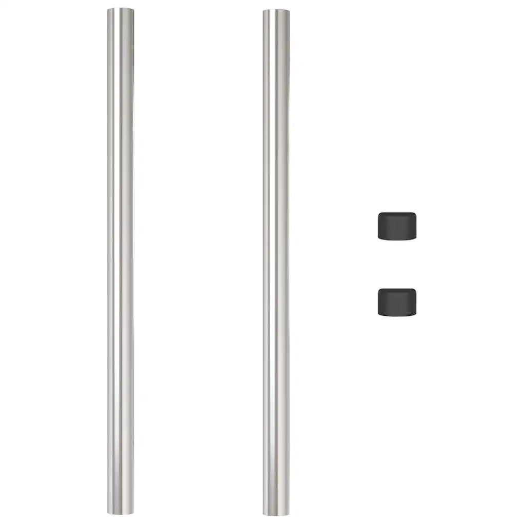Palo della recinzione 2 pz Argento 90 cm CFW4299226