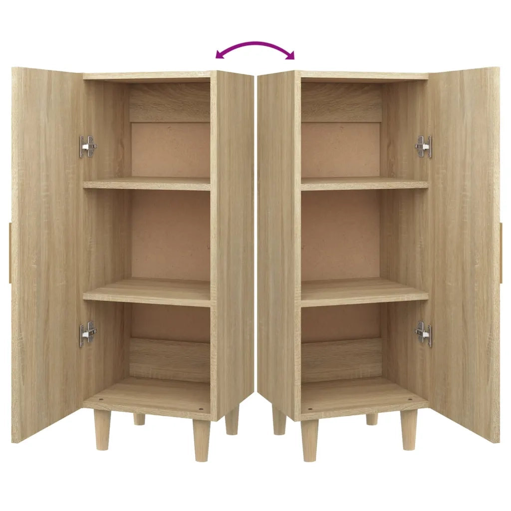 Credenza Rovere Sonoma 34,5x34x90 cm in Legno Multistrato 812324