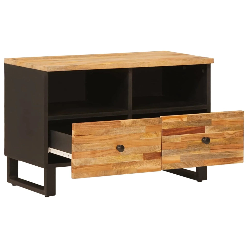 Mobile TV-Credenza per TV Marrone 70 x 33 x 46 cm Legno di mango massello 251277