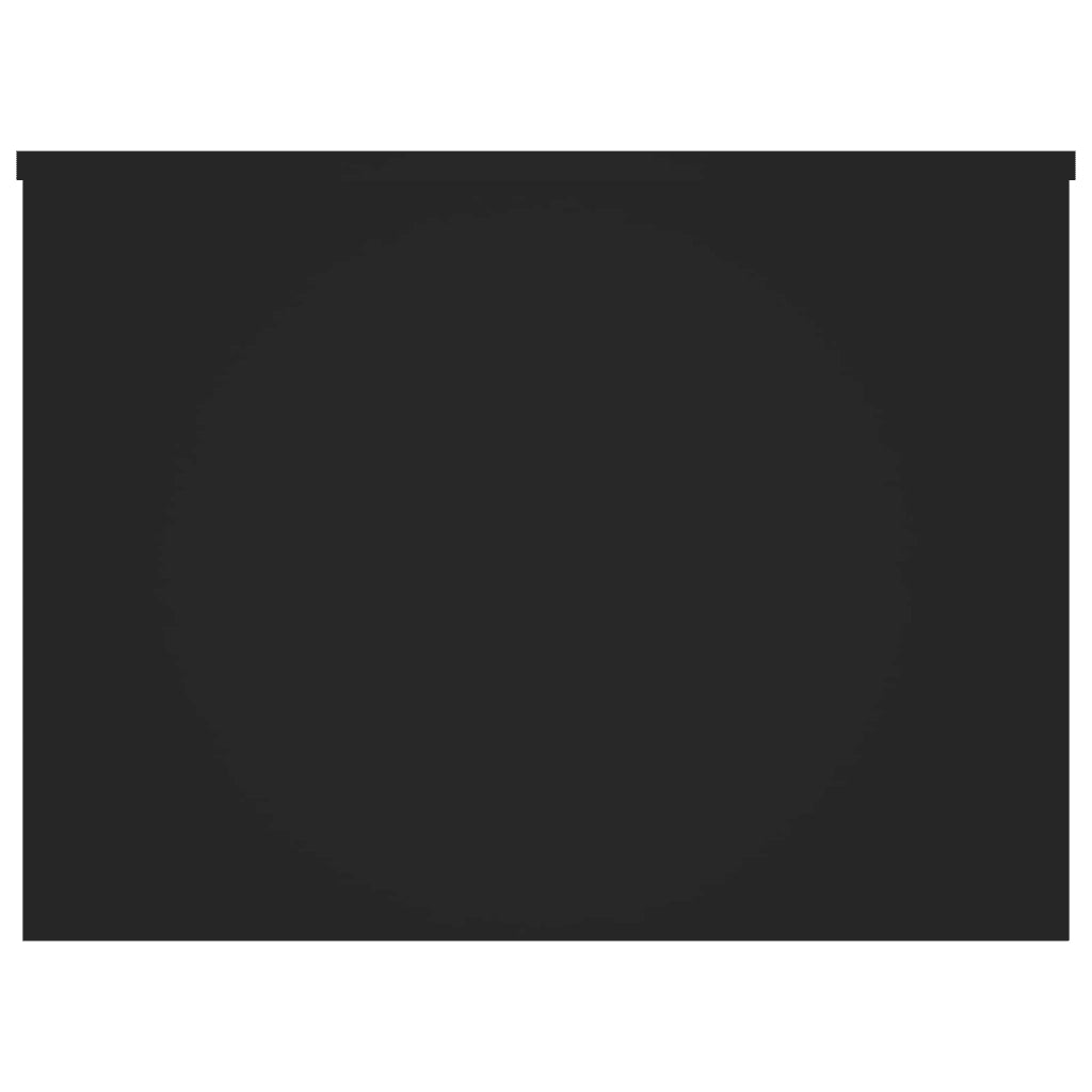 Tavolino da Salotto Nero 80x55,5x41,5 cm in Legno Multistrato cod mxl 19289