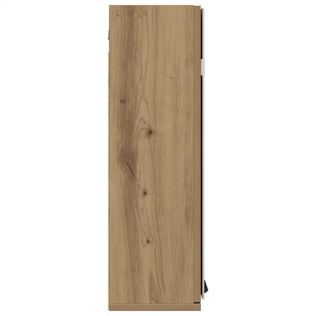Mobile da Bagno Specchio Rovere Artigianale Legno Multistrato