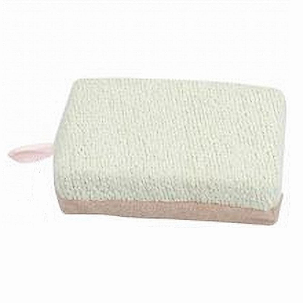 Trade Shop - Spugna Doccia Esfoliante Tonica Rilassa Per Cura Di Pelle Corpo Bagno Rosa 79637 -