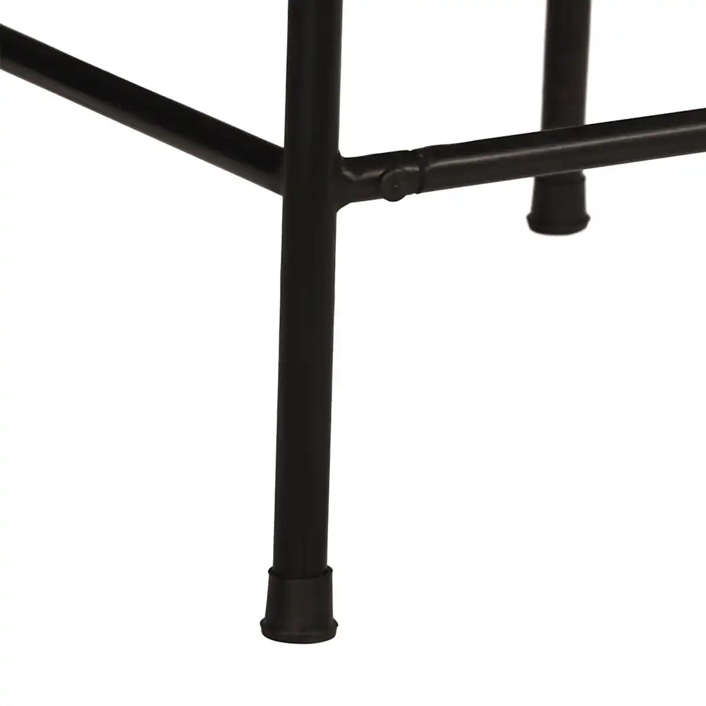 Sgabelli da Bar 4 pz 46x35,5x80 cm Legno Massello Grezzo Mango 4013531