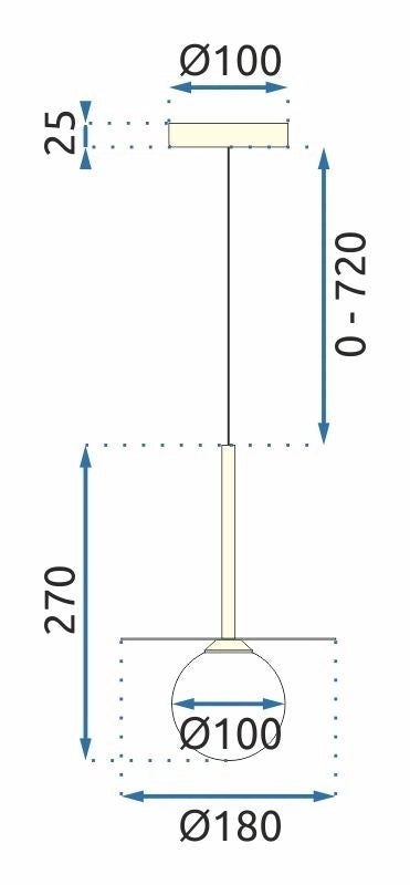 Lampada APP939-1CP