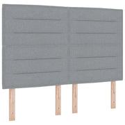 Testiera | Testata Grigio chiaro 160 cm Tessuto
