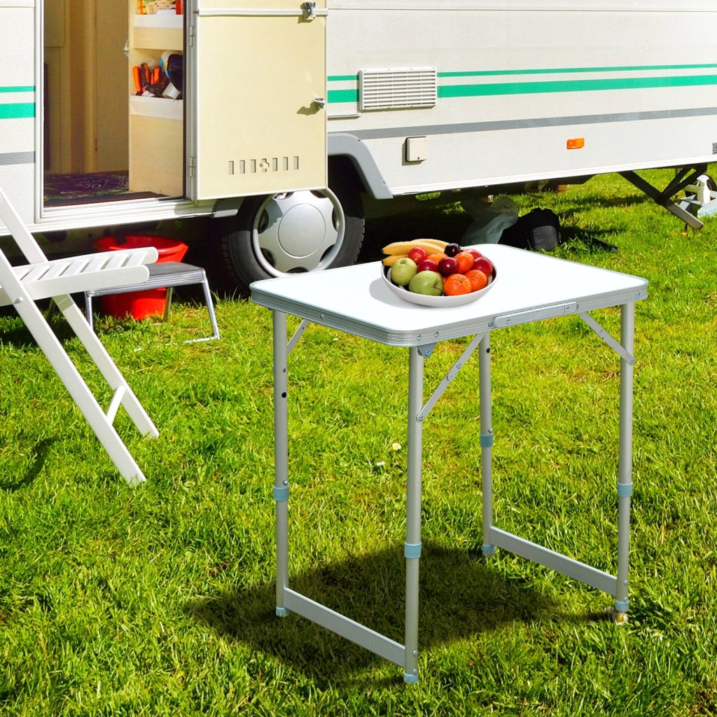 Tavolo pieghevole da esterno ¨C zephmum ¨C alluminio 60x45x64cm