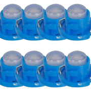 8 Pezzi Lampada Led T4.7 1 COB 12V 0.6W 40lm Luce Blu 9mm Luci Cruscotti e Strumentazioni