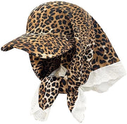 Cappello da sole UV protettivo per donne - colore leopardo