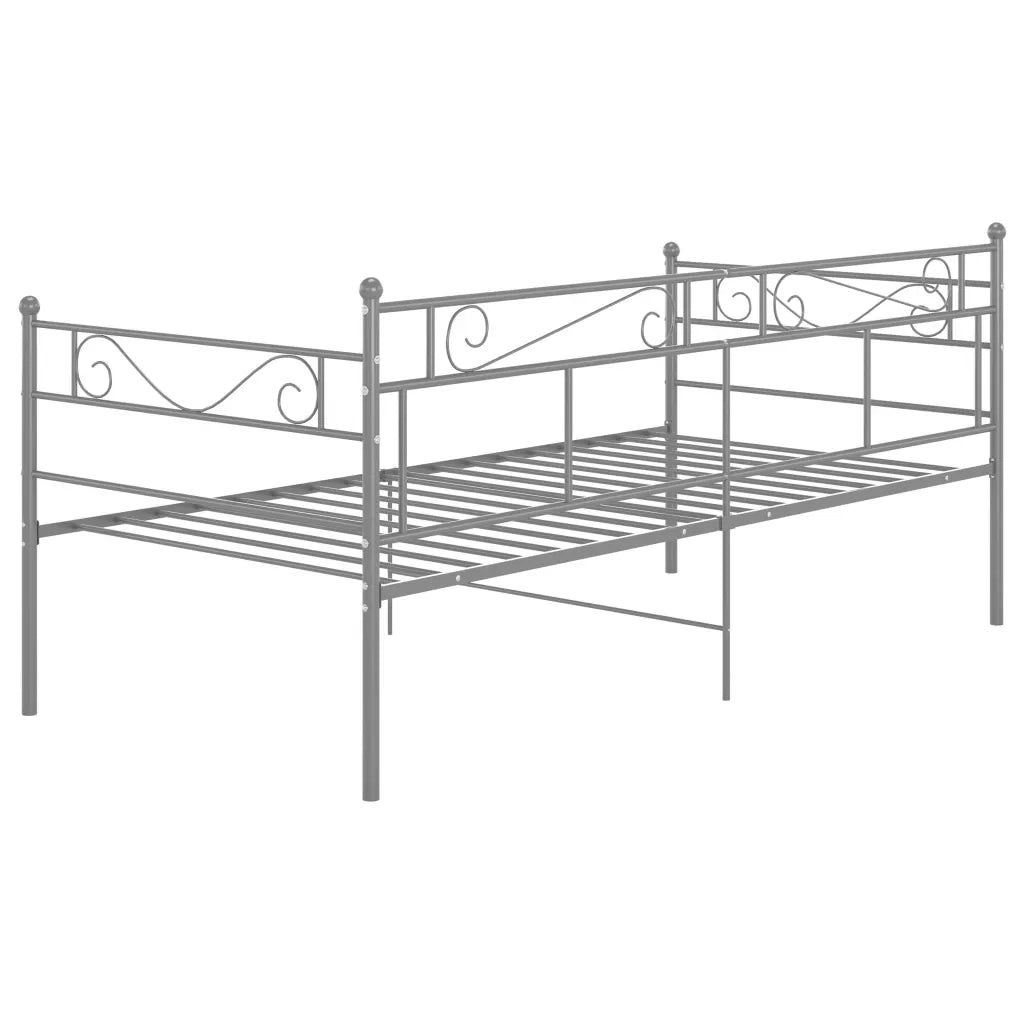 Telaio Divano Letto Grigio in Metallo 90x200 cm cod mxl 59850