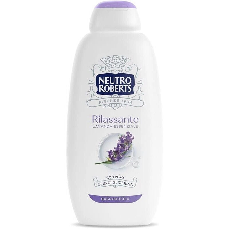 NEUTRO ROBERTS BAGNOSCHIUMA CORPO RILASSANTE CON LAVANDA E PATCHOULI PELLE DISTESA E RILASSATA  600 ML