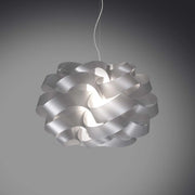 Lampadario a sospensione una luce CLOUD Argento diametro 40x h30 cm