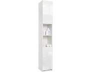 Cassettiera Bagno Alta - Cassettiera a Colonna Bagno - Cassettiera a Colonna in Piedi - Piccola Cassetta con Porte